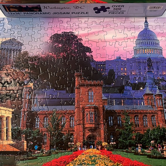 Washington D.C. Panoramic 500 Piece Puzzle - Picture 3 of 6